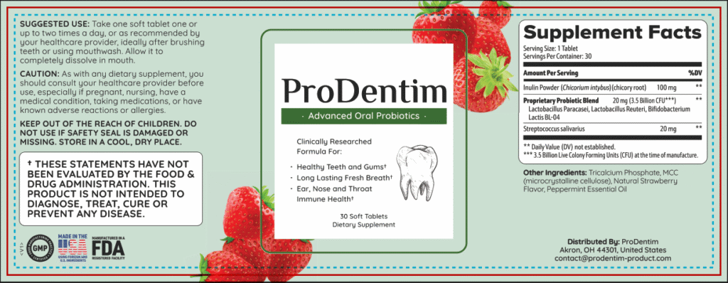 Ingredients of ProDentim Explained