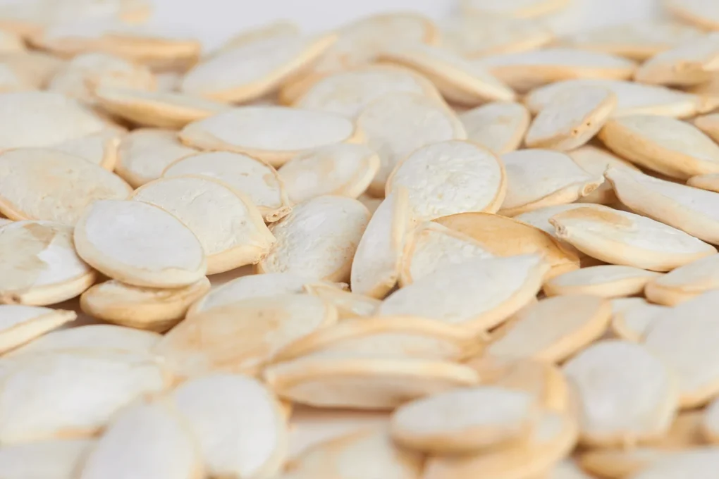 Pumpkin Seeds and Prostate Health: What the GRANU Study Found 1 Raw pumpkin seeds close up